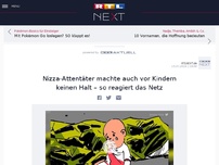 Bild zum Artikel: Nizza-Attentäter machte auch vor Kindern keinen Halt – so reagiert das Netz