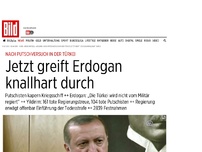 Bild zum Artikel: Nach Putsch-Versuch - Jetzt greift Erdogan knallhart durch