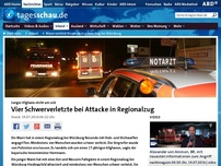 Bild zum Artikel: Täter attackiert Menschen in einem Zug bei Würzburg mit einer Axt - mindestens 21 Verletzte