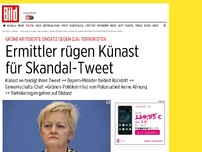 Bild zum Artikel: Zug-Angriff von Würzburg - Künast twittert gegen Polizisten