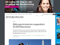 Bild zum Artikel: Türkei: Bildungsministerium suspendiert 15.000 Mitarbeiter