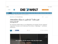 Bild zum Artikel: Bluttat bei Würzburg: Attentäter Riaz A. galt als 'sehr gut integriert'