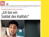 Bild zum Artikel: Bekenntnis zur Bluttat - ISIS zeigt Video von Axt-Terrorist