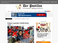 Bild zum Artikel: Erdogan suspendiert 30.000 Schüler