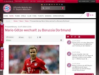 Bild zum Artikel: Presseerklärung:Mario Götze wechselt zu Borussia Dortmund