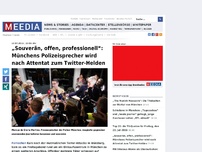 Bild zum Artikel: „Souverän, offen, professionell“: Münchens Polizeisprecher wird nach Attentat zum Twitter-Helden