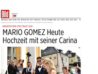 Bild zum Artikel: Fußball-Star traut sich - GOMEZ Heute Hochzeit mit seiner Carina