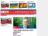 Bild zum Artikel: 'Herr Hofer wird das nicht gewinnen'