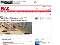 Bild zum Artikel: Wüste Beschimpfungen im FKK-Bereich des Strandbads Xanten