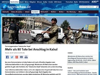Bild zum Artikel: Tödliche Explosion bei Demonstration in Kabul