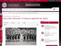 Bild zum Artikel: 'Wir sind entsetzt':Nach dem Attentat: FC Bayern gedenkt der Opfer