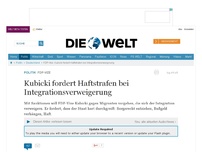 Bild zum Artikel: FDP-Vize: Kubicki fordert Haftstrafen bei Integrationsverweigerung