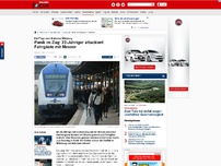 Bild zum Artikel: Fünf Tage nach Bluttat bei Würzburg - Panik im Zug: 22-Jähriger attackiert Fahrgäste mit Messer