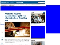 Bild zum Artikel: Syrer sprengt sich bei Festival in Bayern in die Luft, Minister vermutet 'islamistischen Selbstmordanschlag'