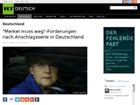 Bild zum Artikel: 'Merkel muss weg'-Forderungen nach Anschlagsserie in Deutschland