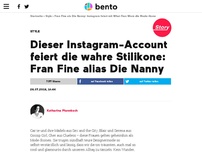 Bild zum Artikel: Dieser Instagram-Account feiert die wahre Stilikone: Fran Fine alias Die Nanny