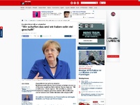 Bild zum Artikel: Kanzlerin Merkel hält an Leitsatz fest - 'Wir schaffen das und wir haben sehr viel geschafft'