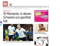 Bild zum Artikel: Danke, Schweini! - 10 Momente, in denen er uns den Arsch gerettet hat