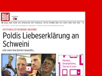 Bild zum Artikel: Emotionaler Abschied - Poldis Liebeserklärung an Schweini