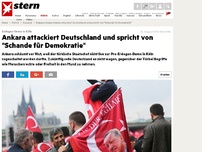 Bild zum Artikel: Erdogan-Demo in Köln: Ankara attackiert Deutschland und spricht von 'Schande für Demokratie'
