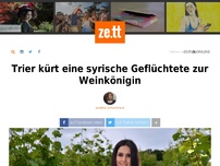 Bild zum Artikel: Trier kürt eine syrische Geflüchtete zur Weinkönigin
