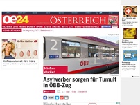 Bild zum Artikel: Asylwerber sorgen für Tumult in ÖBB-Zug