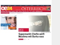 Bild zum Artikel: Supermarkt-Chefin wirft Muslima mit Burka raus