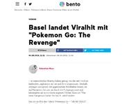 Bild zum Artikel: Basel landet Viralhit mit 'Pokemon Go: The Revenge'
