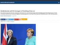 Bild zum Artikel: Großbritannien wirft EU Versagen in Flüchtlings-Krise vor