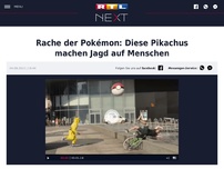Bild zum Artikel: Rache der Pokémon: Diese Pikachus machen Jagd auf Menschen