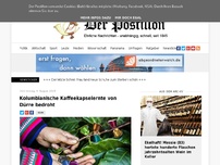 Bild zum Artikel: Kolumbianische Kaffeekapselernte von Dürre bedroht