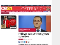Bild zum Artikel: FPÖ will IS ins Verbotsgesetz schreiben