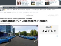 Bild zum Artikel: Luxusautos für Leicesters Helden