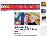 Bild zum Artikel: Gudenus fordert Einreiseverbot für Erdogan