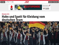 Bild zum Artikel: Hohn und Spott für Kleidung vom deutschen Team