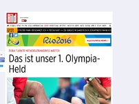 Bild zum Artikel: Mit Kreuzbandriss geturnt - Das ist unser 1. Olympia-Held