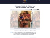 Bild zum Artikel: Bikinis sind nichts für Mütter? Lexi Sinclair sieht das ganz anders