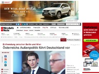 Bild zum Artikel: Entfremdung zwischen Berlin und Wien: Österreichs Außenpolitik führt Deutschland vor