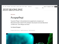 Bild zum Artikel: Altersheime: Ausgepflegt