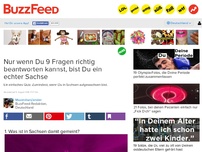 Bild zum Artikel: Nur wenn Du 9 Punkte in diesem Quiz schaffst, kommst Du aus Sachsen