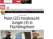 Bild zum Artikel: Kumpel stand Schmiere - Mann missbraucht Junge (4) in Flüchtlingsheim