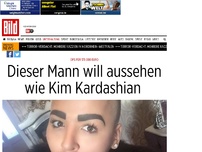 Bild zum Artikel: OPs für 175 000 Euro - Mann will aussehen wie Kim Kardashian