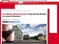 Bild zum Artikel: Pinneberger Muslime fordern: Weg mit dem Bordell vor unserer Moschee!