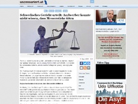 Bild zum Artikel: Schwedisches Gericht urteilt: Asylwerber konnte nicht wissen, dass Messerstiche töten