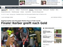 Bild zum Artikel: Gold-Traum lebt: Kerber stürmt ins Finale