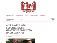 Bild zum Artikel: Aus Angst vor Flüchtlingen – Deutsche flüchten nach Ungarn