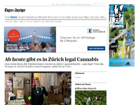 Bild zum Artikel: Ab heute gibt es in Zürich legal Cannabis