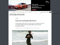 Bild zum Artikel: Frankreich: Cannes verbietet Burkinis