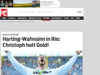 Bild zum Artikel: Harting-Wahnsinn in Rio: Christoph holt Gold!