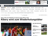 Bild zum Artikel: Nur Gelb für Wiederholungstäter Ribery